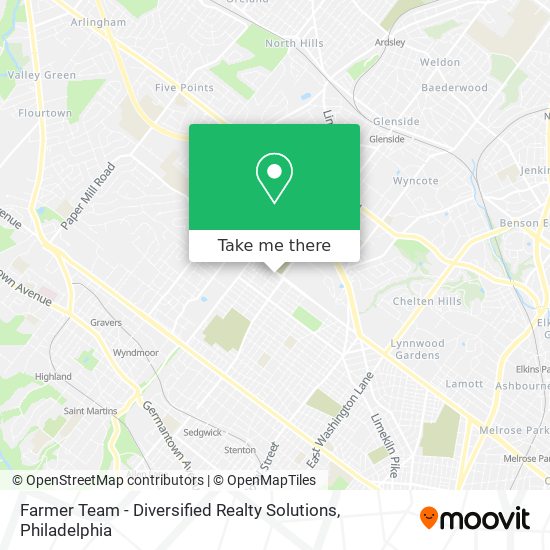 Farmer Team - Diversified Realty Solutions map