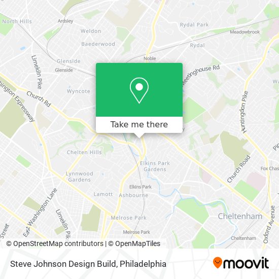 Steve Johnson Design Build map