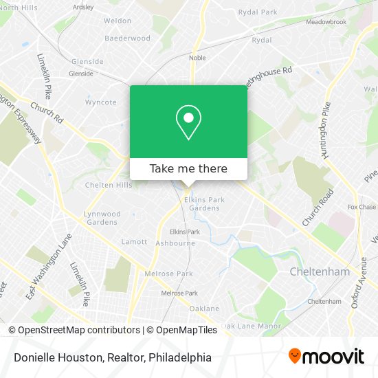 Mapa de Donielle Houston, Realtor