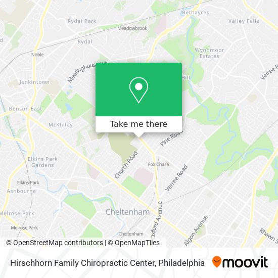 Hirschhorn Family Chiropractic Center map