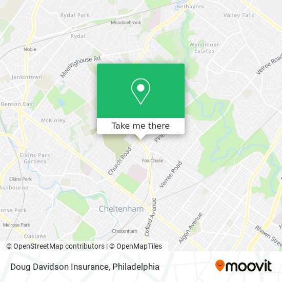 Mapa de Doug Davidson Insurance