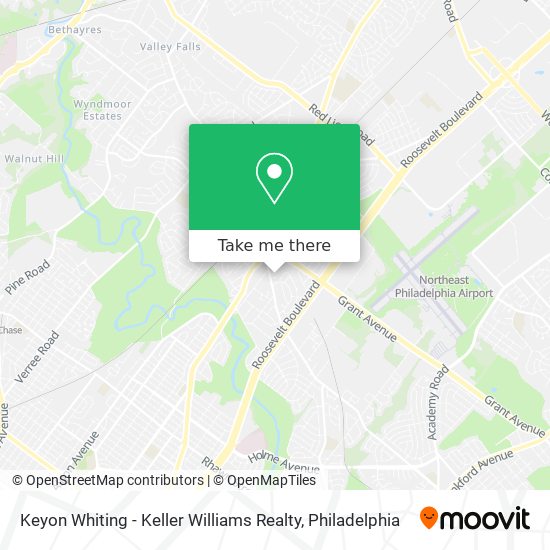 Keyon Whiting - Keller Williams Realty map