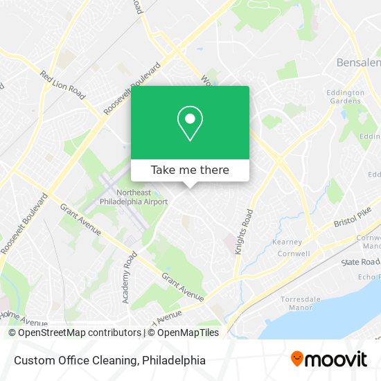 Custom Office Cleaning map