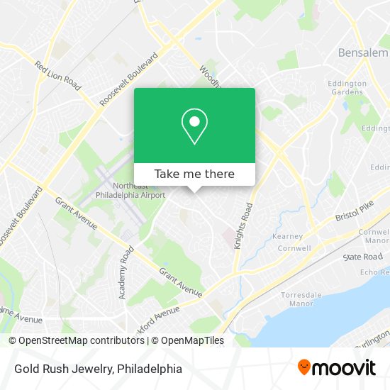 Gold Rush Jewelry map