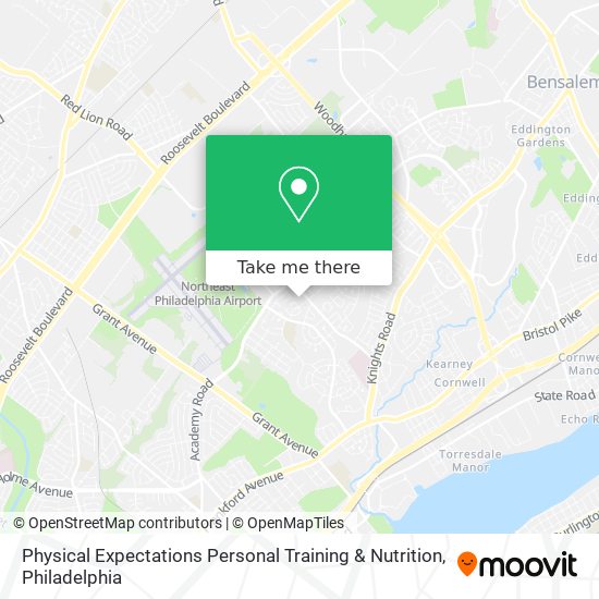 Mapa de Physical Expectations Personal Training & Nutrition