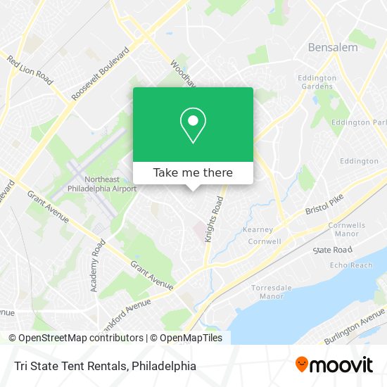 Mapa de Tri State Tent Rentals