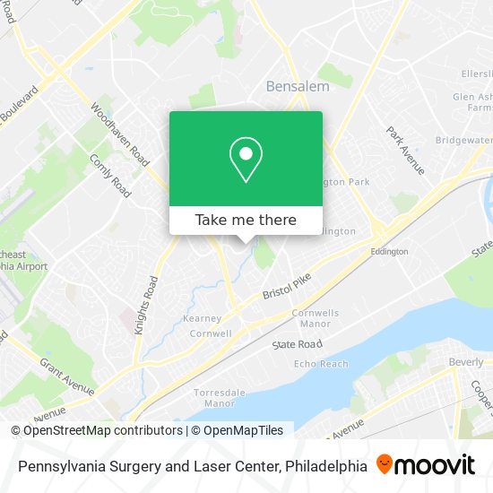 Pennsylvania Surgery and Laser Center map