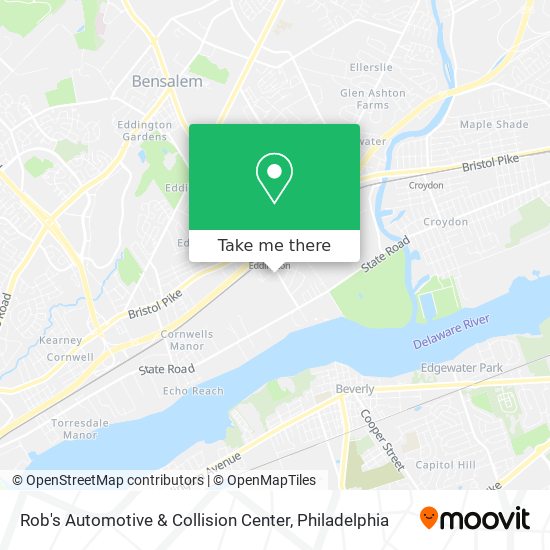 Rob's Automotive & Collision Center map