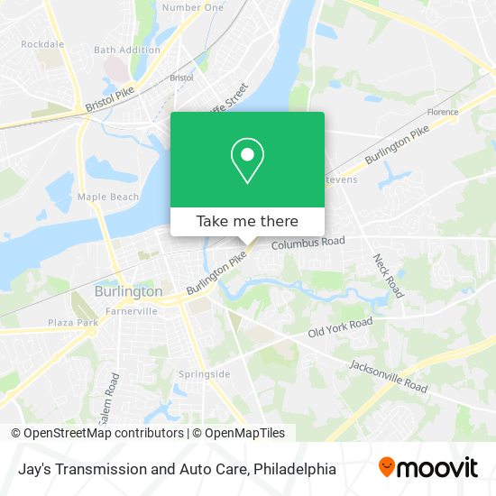 Jay's Transmission and Auto Care map