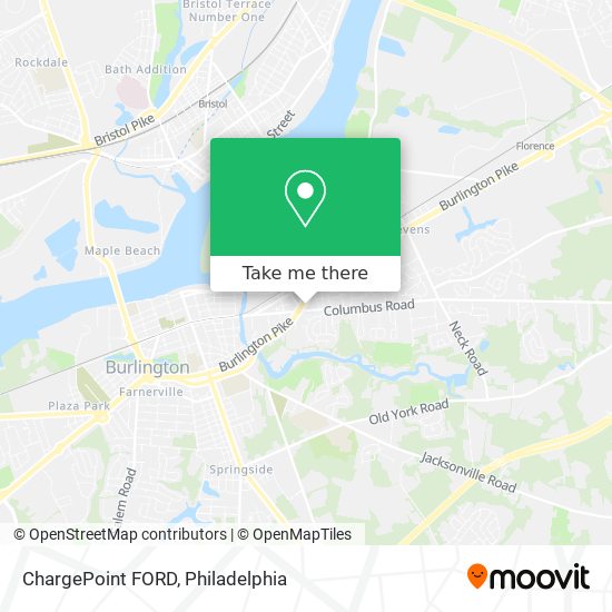 Mapa de ChargePoint FORD