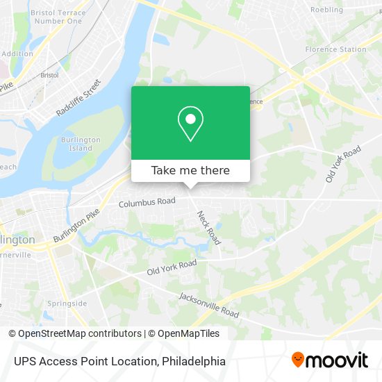 Mapa de UPS Access Point Location