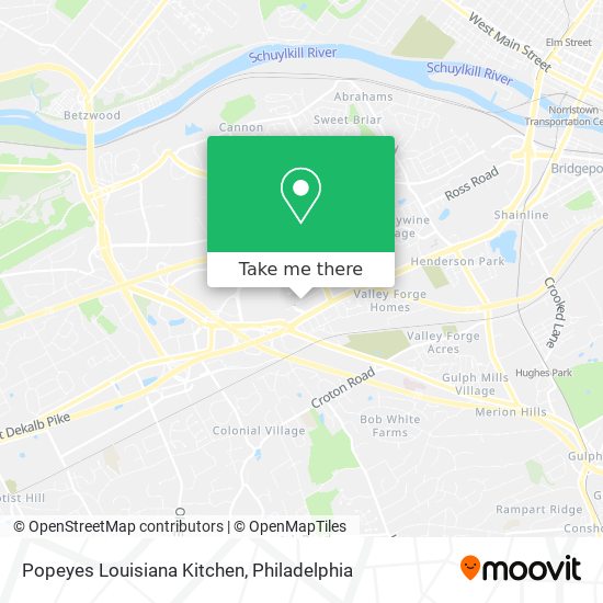 Mapa de Popeyes Louisiana Kitchen