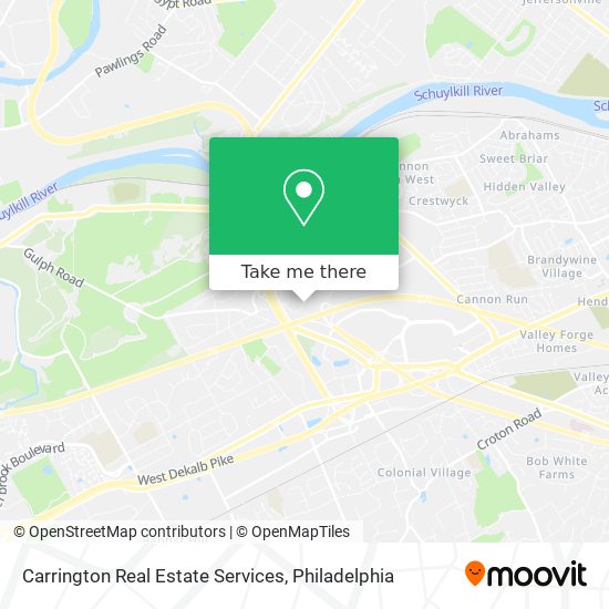 Carrington Real Estate Services map