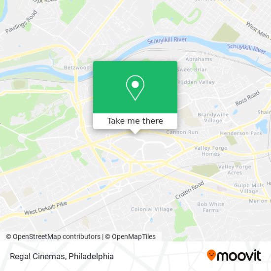 Regal Cinemas map