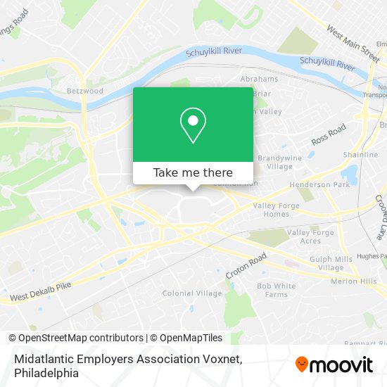 Midatlantic Employers Association Voxnet map