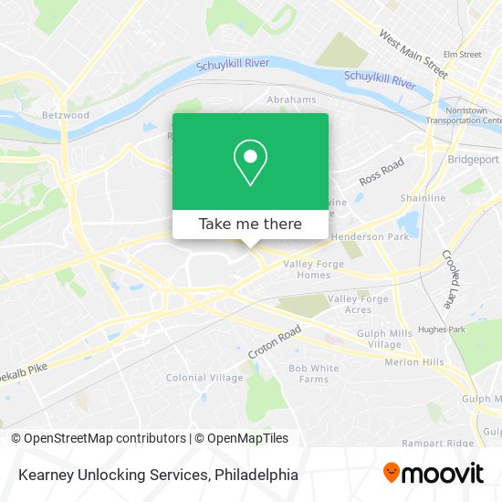 Kearney Unlocking Services map