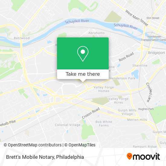 Mapa de Brett's Mobile Notary