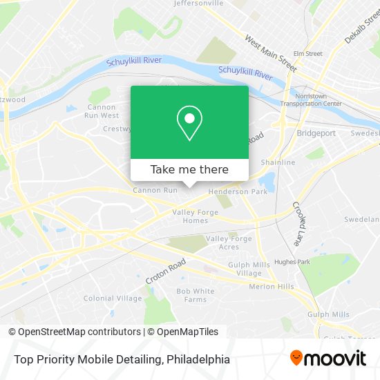 Top Priority Mobile Detailing map