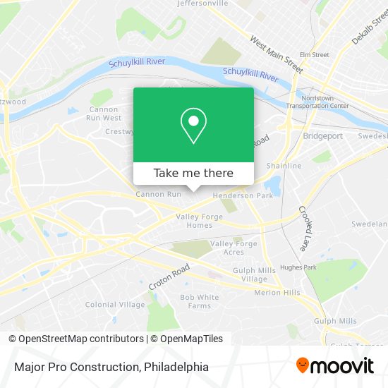 Major Pro Construction map