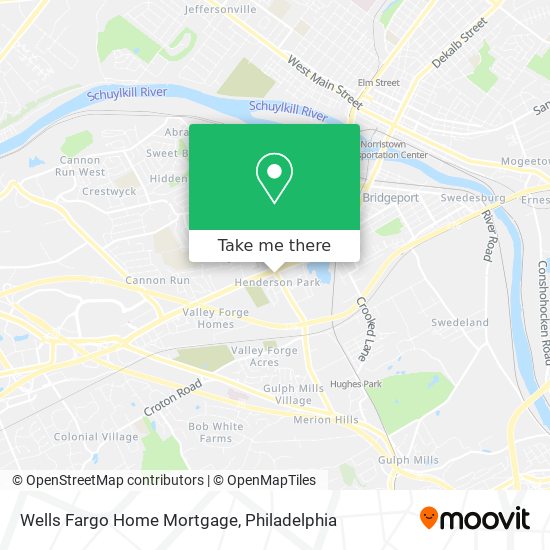 Wells Fargo Home Mortgage map