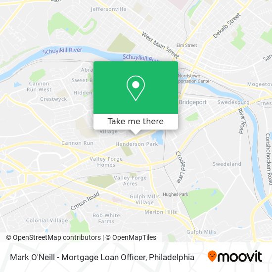 Mark O'Neill - Mortgage Loan Officer map