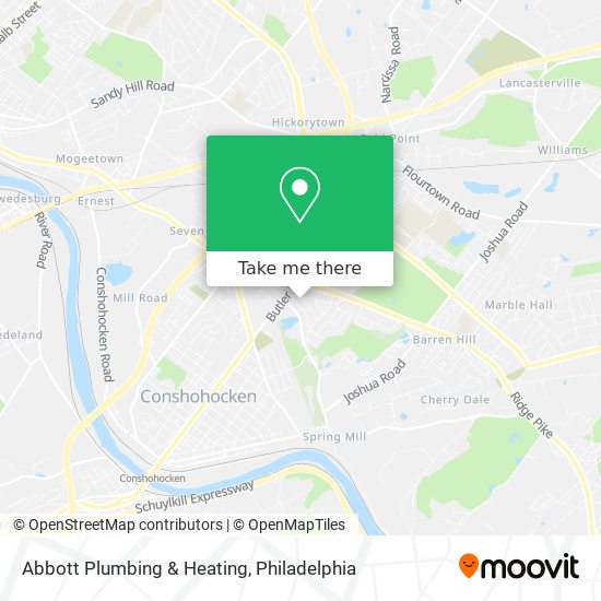 Mapa de Abbott Plumbing & Heating