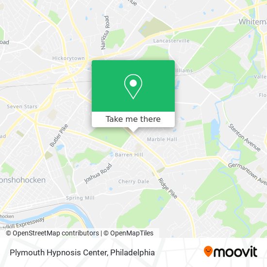 Mapa de Plymouth Hypnosis Center