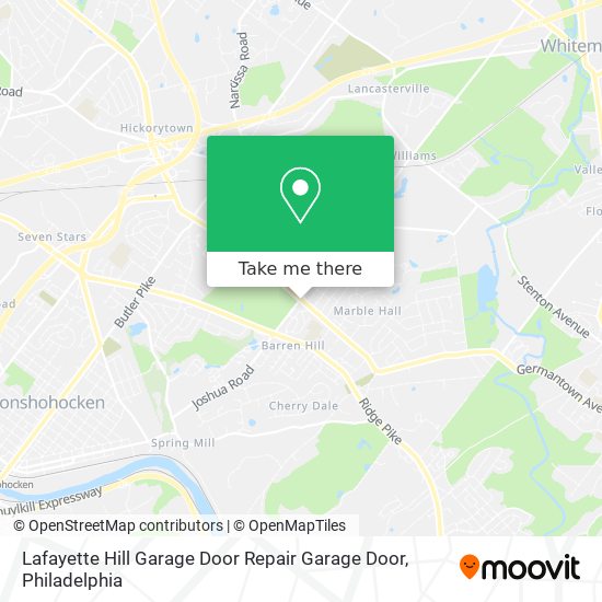 Lafayette Hill Garage Door Repair Garage Door map