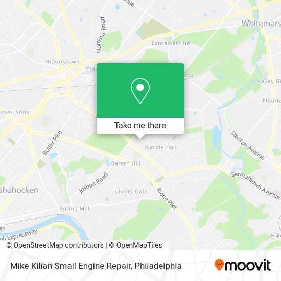 Mike Kilian Small Engine Repair map
