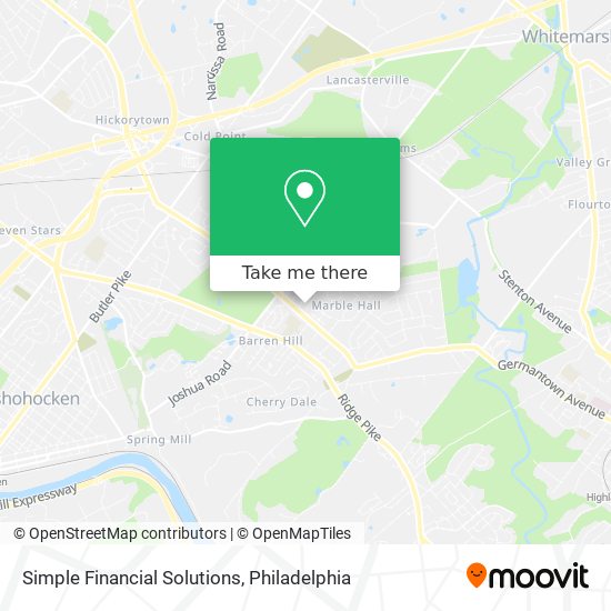Simple Financial Solutions map