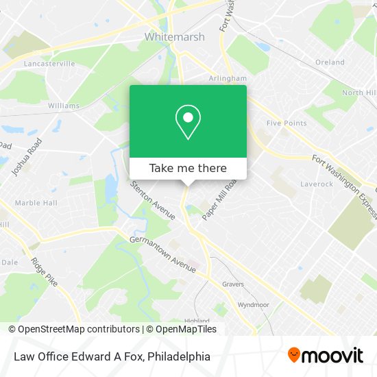 Mapa de Law Office Edward A Fox