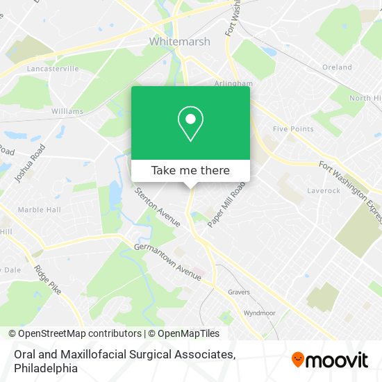 Mapa de Oral and Maxillofacial Surgical Associates