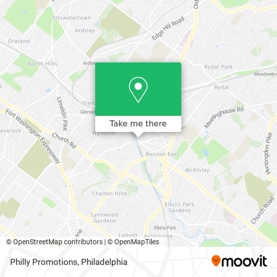 Mapa de Philly Promotions