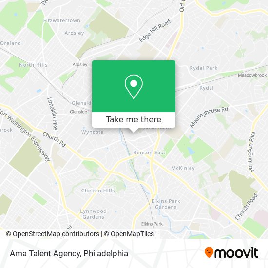 Mapa de Ama Talent Agency