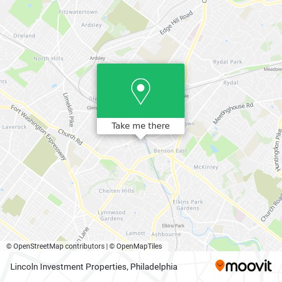 Lincoln Investment Properties map