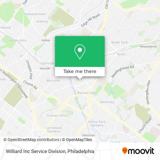 Mapa de Williard Inc Service Division