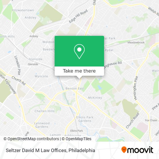 Seltzer David M Law Offices map