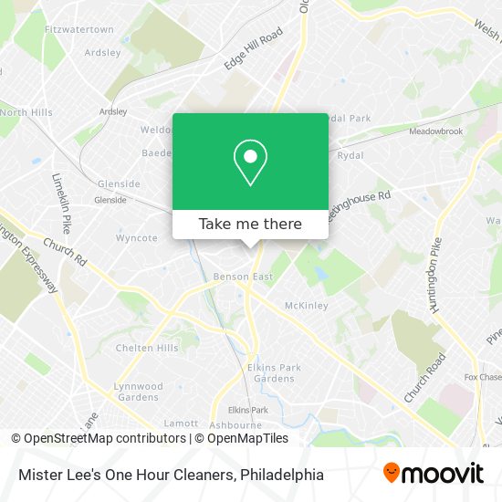 Mapa de Mister Lee's One Hour Cleaners