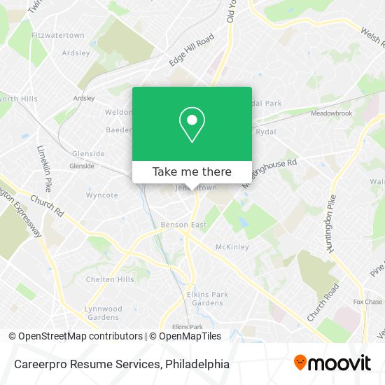 Careerpro Resume Services map