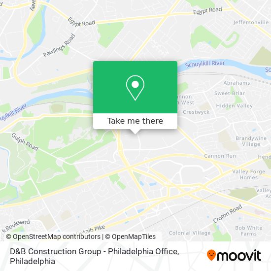 D&B Construction Group - Philadelphia Office map