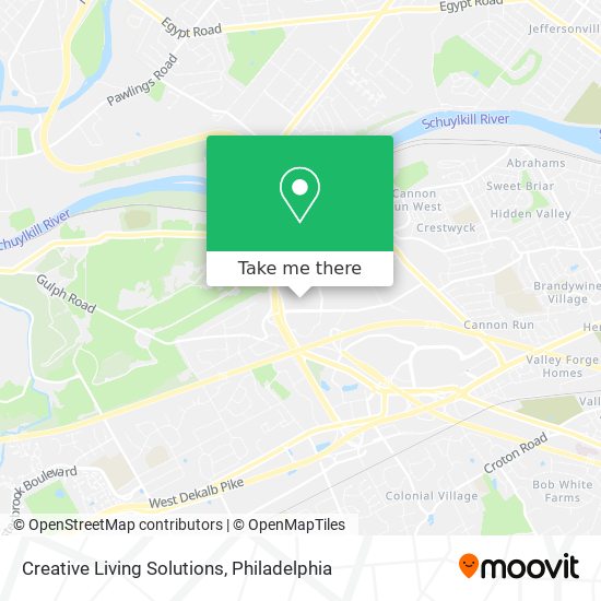 Creative Living Solutions map