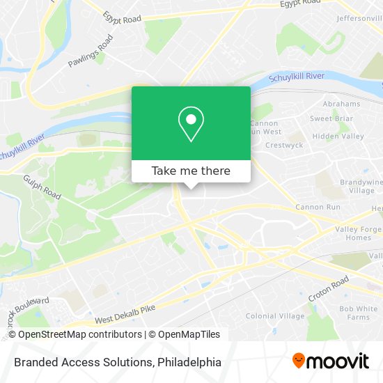 Branded Access Solutions map