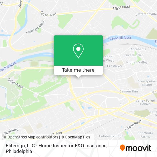 Elitemga, LLC - Home Inspector E&O Insurance map