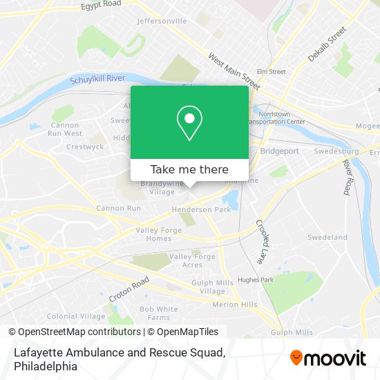 Mapa de Lafayette Ambulance and Rescue Squad