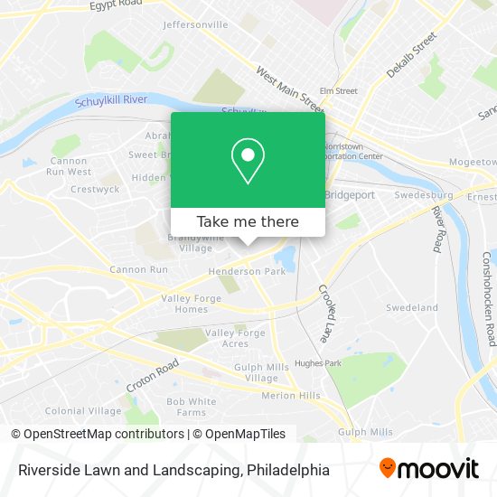 Riverside Lawn and Landscaping map