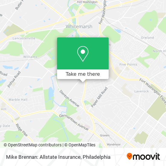 Mike Brennan: Allstate Insurance map