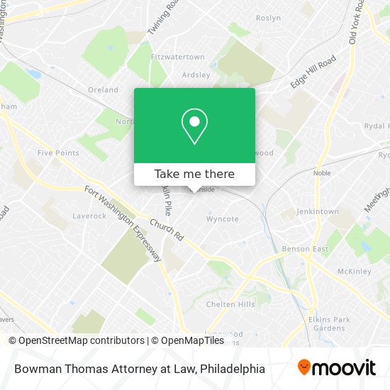 Mapa de Bowman Thomas Attorney at Law