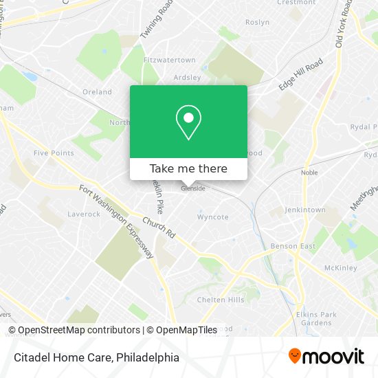 Citadel Home Care map