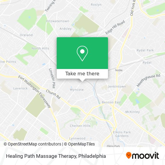 Healing Path Massage Therapy map