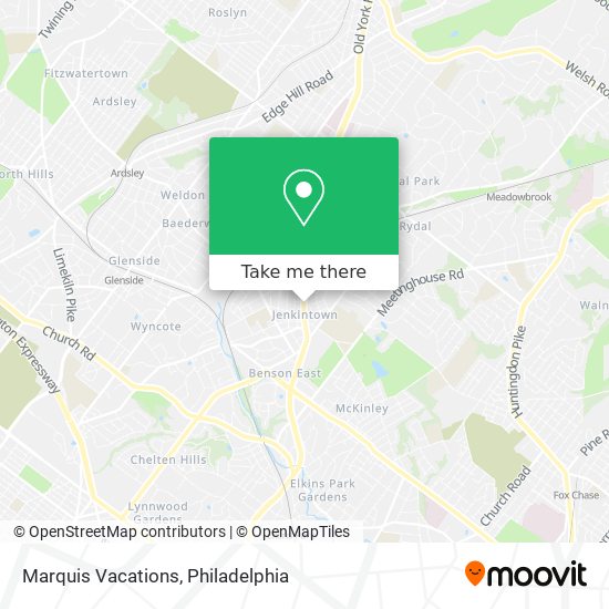 Marquis Vacations map